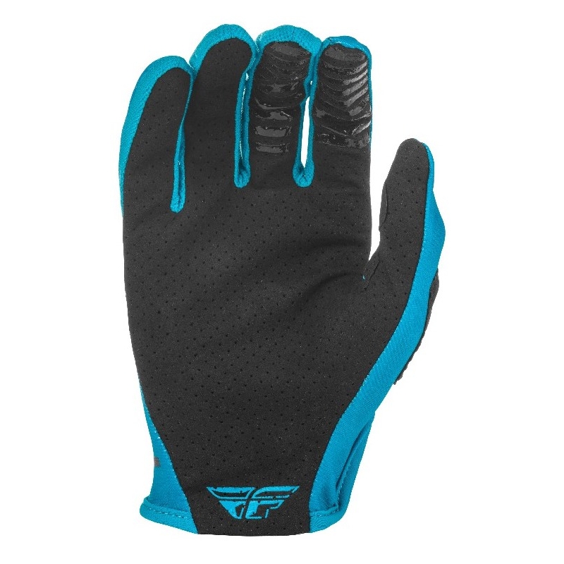 Motokros rokavice FLY Racing Lite 2021 modro-sive
