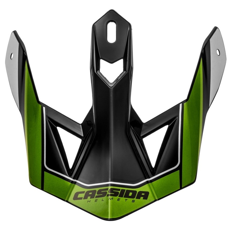 Cassida Cross Pro II vizir za čelado črno-sivo-belo-zeleno
