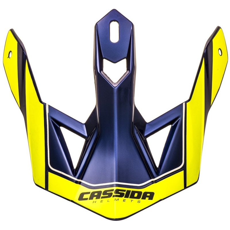 Vizir za čelado Cassida Cross Pro II fluo rumeno-modra