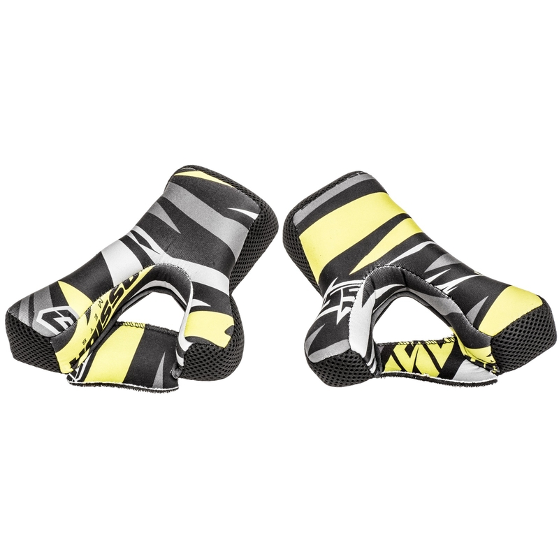 Cassida Cross Pro II fluo rumeno-sivo-črna notranjost vizirja čelade