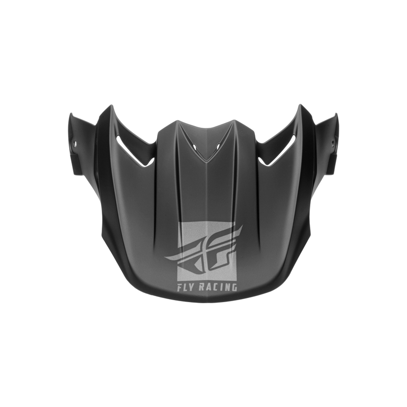FLY Racing F2 vizir za čelado črn mat