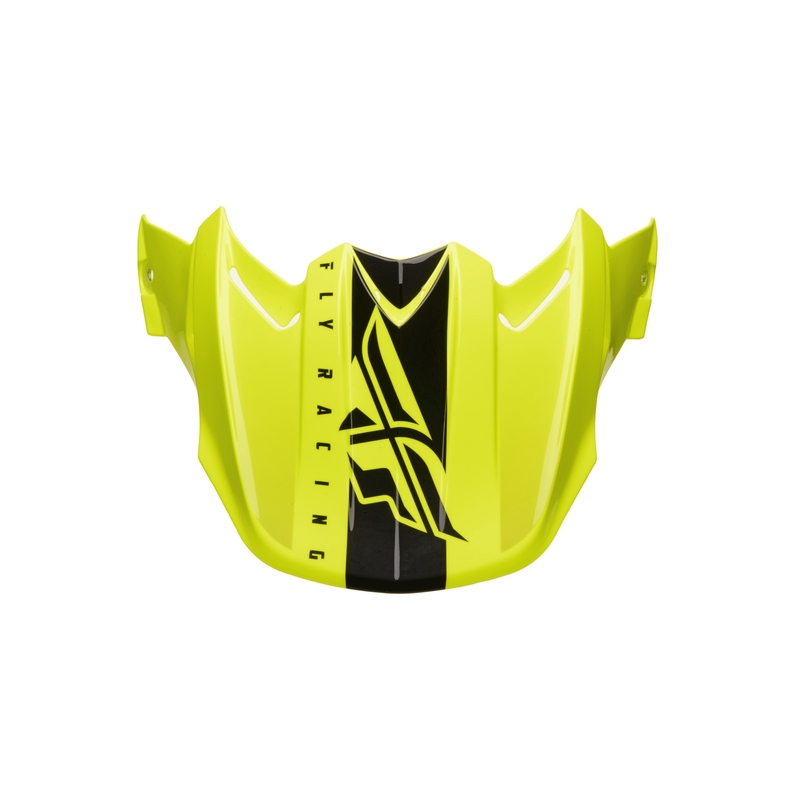 FLY Racing F2 vizir za čelado črno-fluo rumena