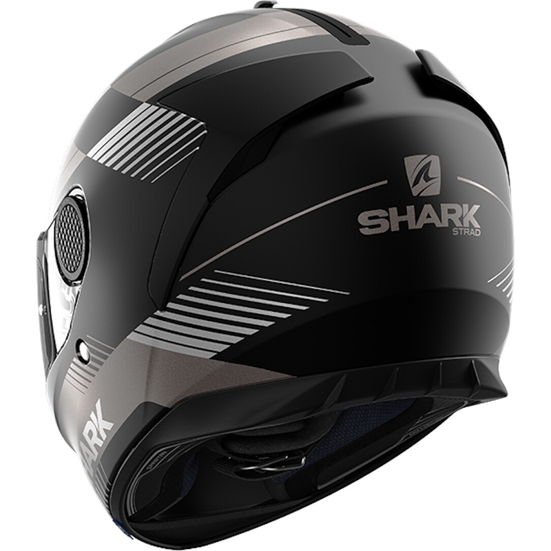 Integralna čelada SHARK SPARTAN Strad črno-siva razprodaja