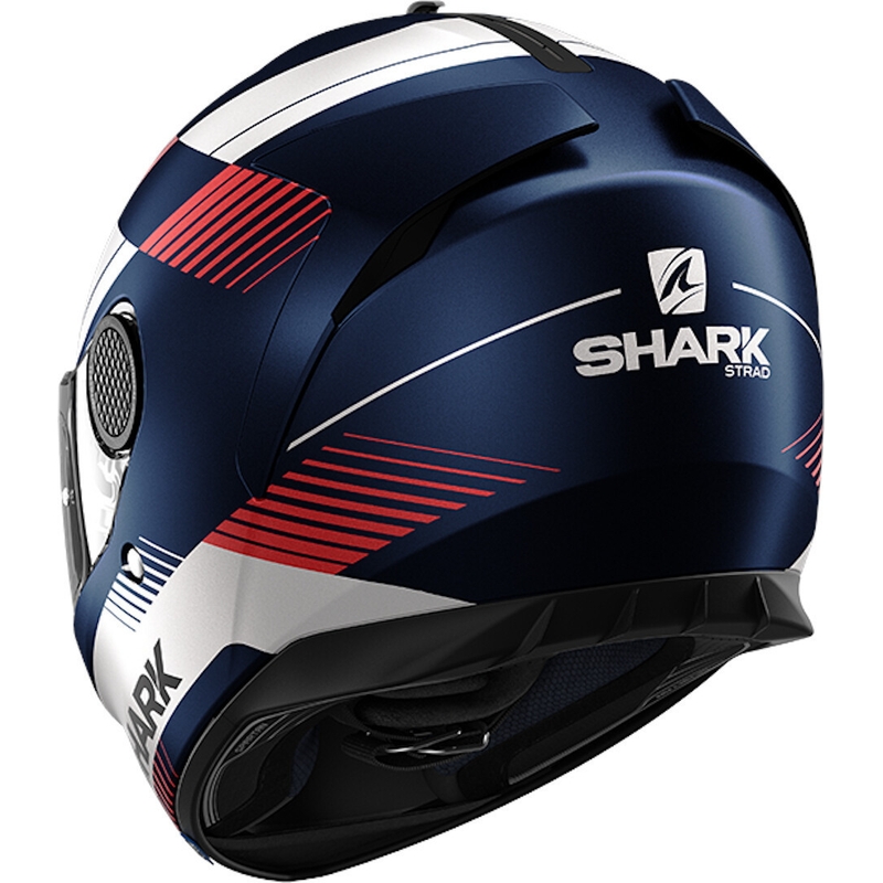 Integralna čelada SHARK SPARTAN Strad modra-srebrna-rdeča