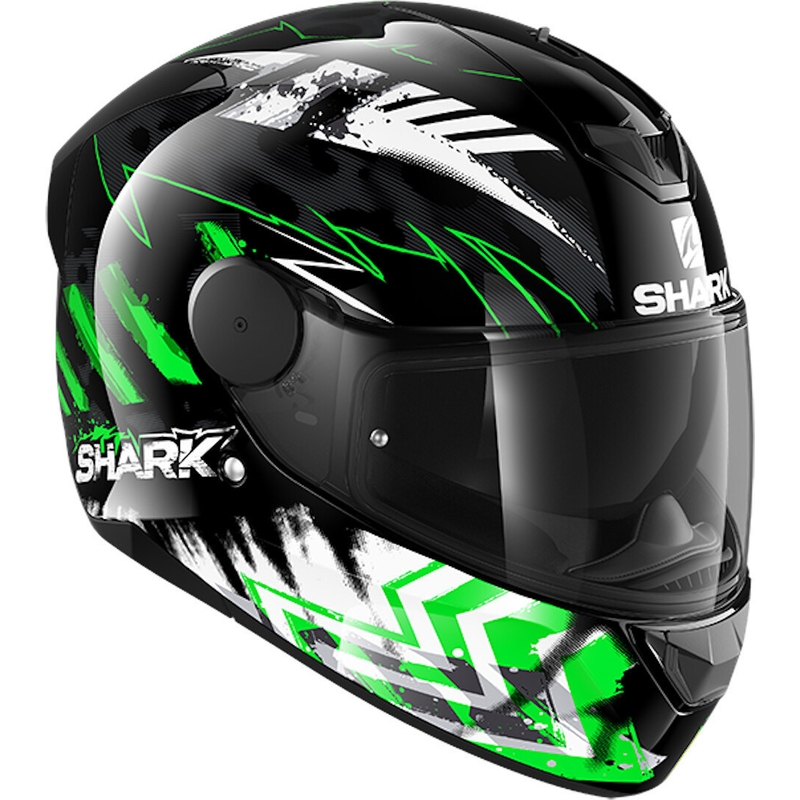 Integralna čelada SHARK D-SKWAL 2 Penxa black-white-fluo green razprodaja výprodej