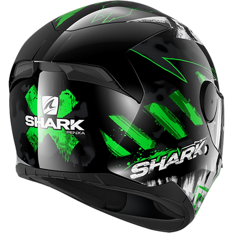 Integralna čelada SHARK D-SKWAL 2 Penxa black-white-fluo green razprodaja výprodej