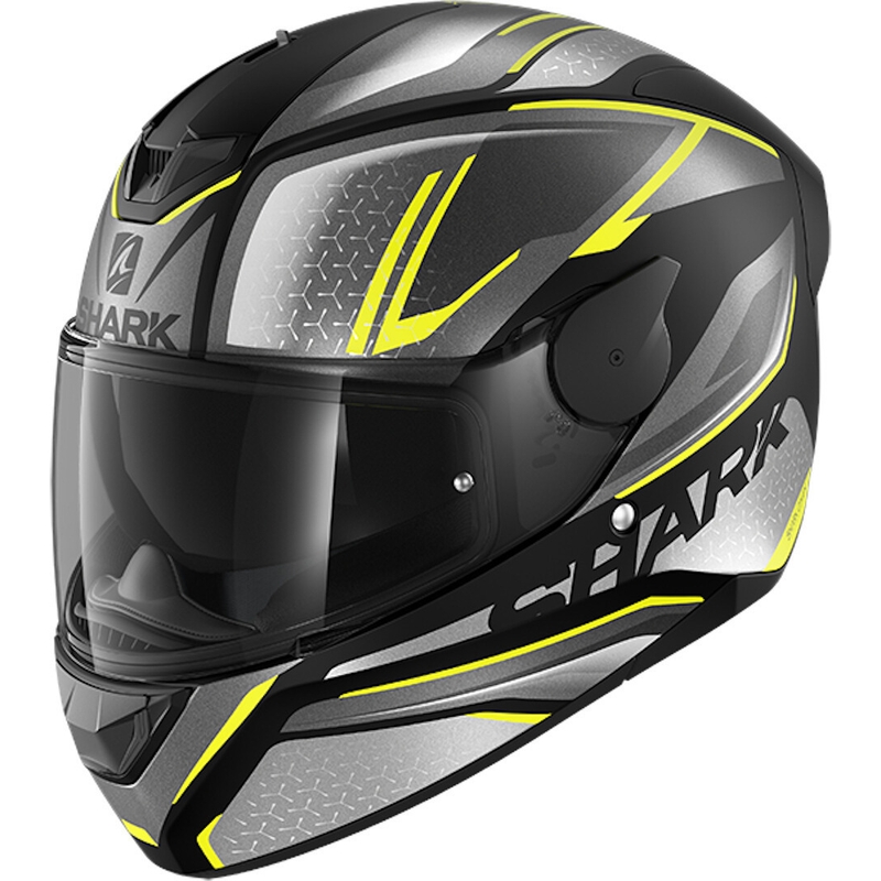 Integralna čelada SHARK D-SKWAL 2 Daven črna-siva-rumena