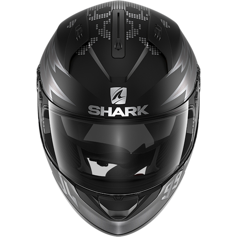 Integralna čelada SHARK RIDILL 1.2 Catalan Bad Boy črno-siva