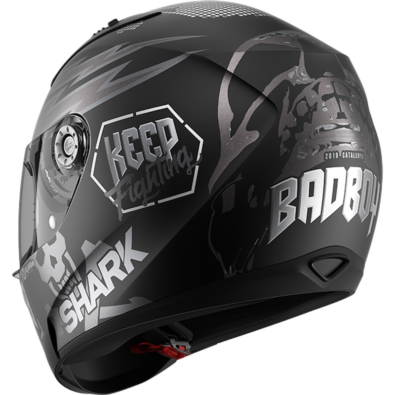 Integralna čelada SHARK RIDILL 1.2 Catalan Bad Boy črno-siva