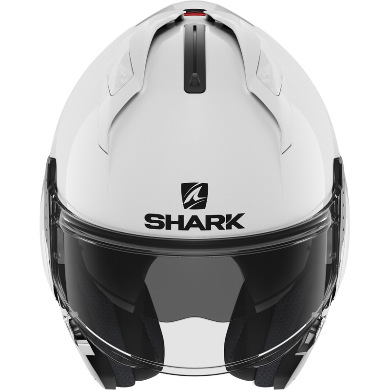 SHARK EVO-GT Prazna bela čelada s prevračanjem