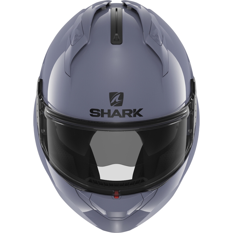 Nagibna čelada SHARK EVO-GT Blank grey glossy