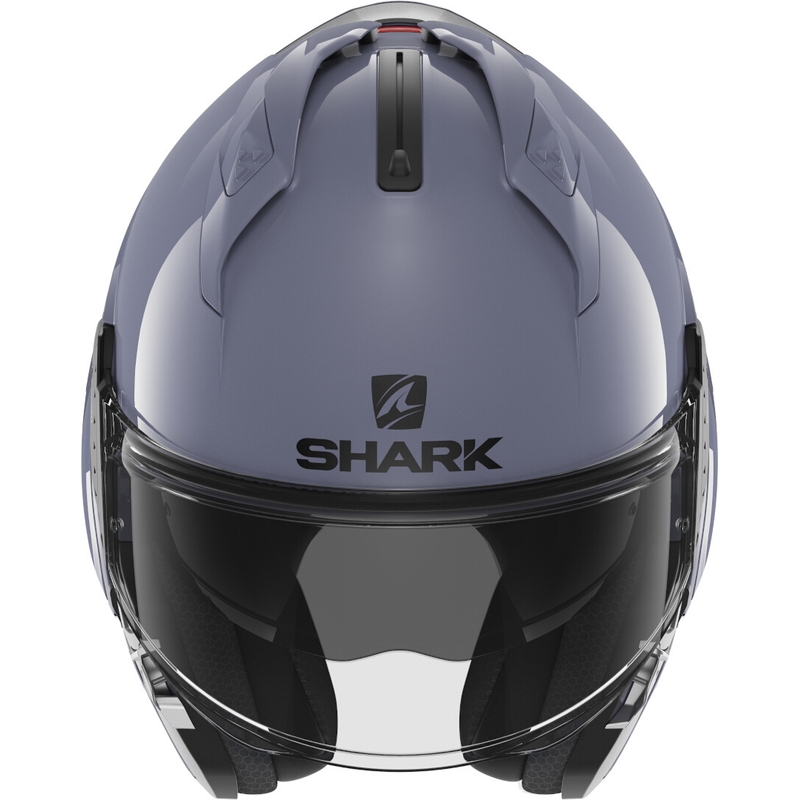 Nagibna čelada SHARK EVO-GT Blank grey glossy