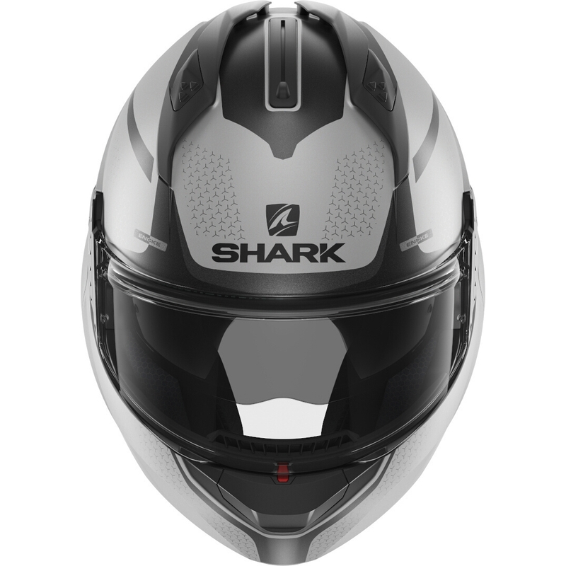 Zložljiva čelada SHARK EVO-GT Encke sivo-črna razprodaja