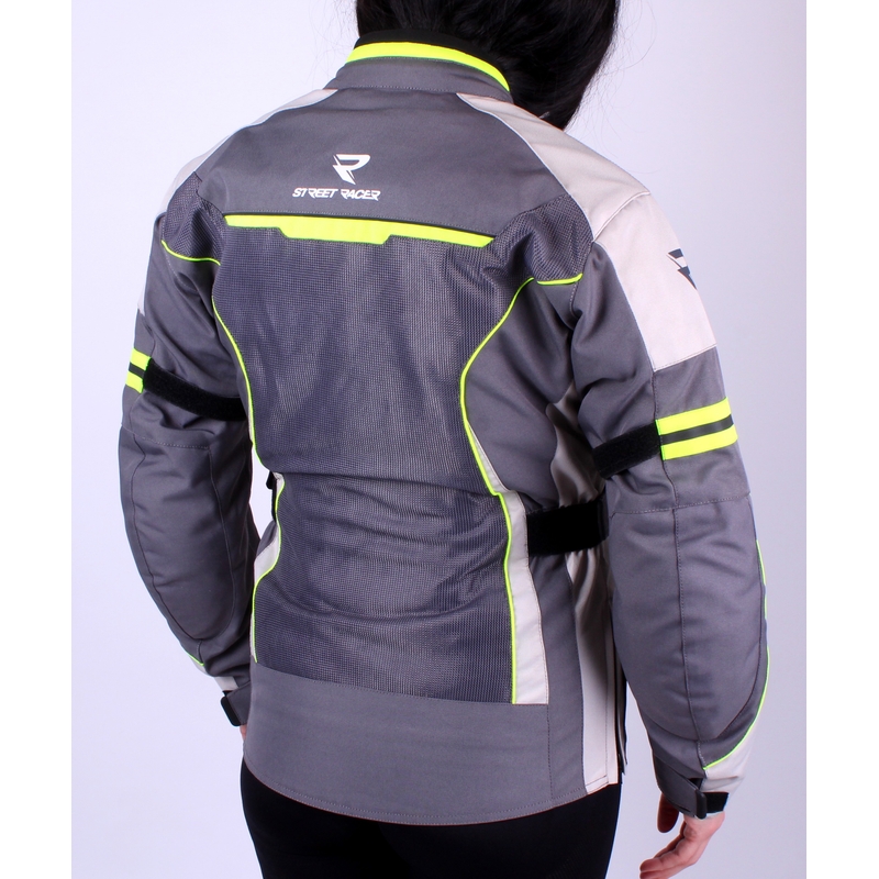 Ženske motoristične jakne Street Racer Graylow Gray razprodaja