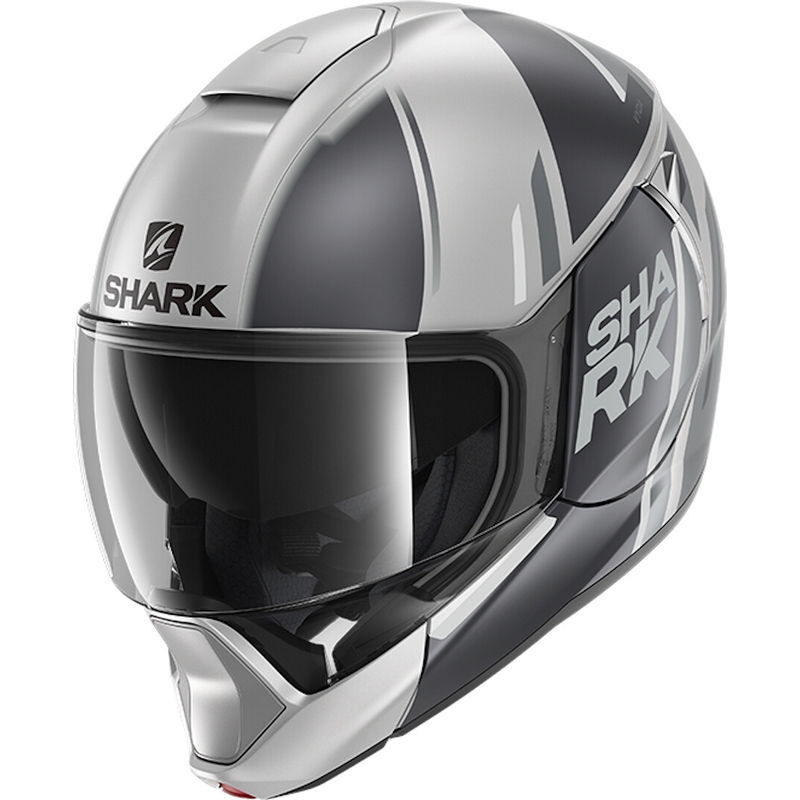 Nagibna čelada SHARK EVOJET Vyda siva