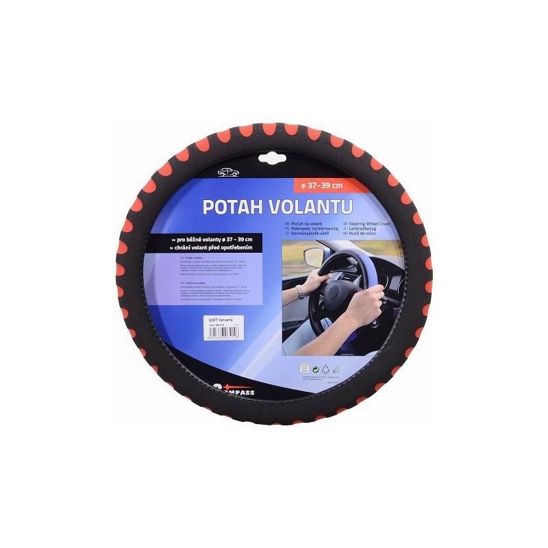 Prevleka za volan SOFT rdeča