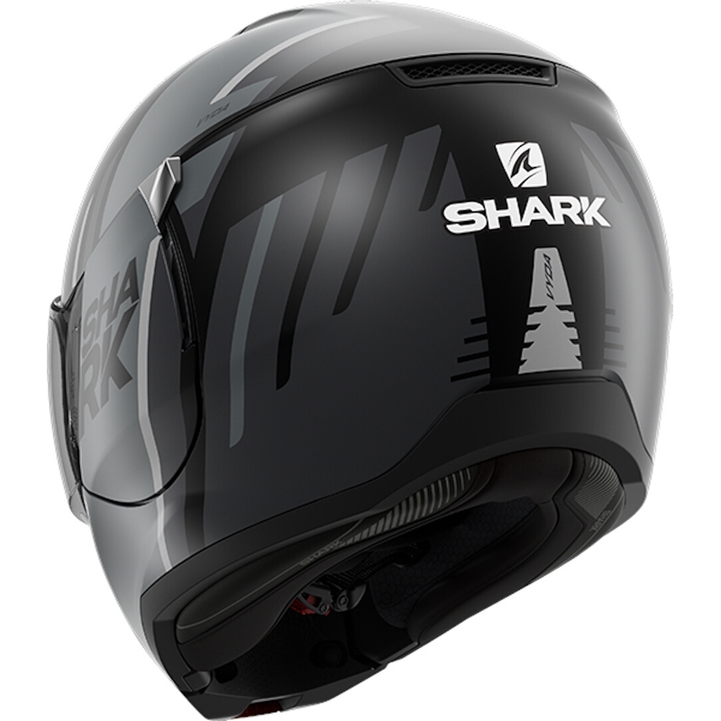 Nagibna čelada SHARK EVOJET Vyda črno-siva
