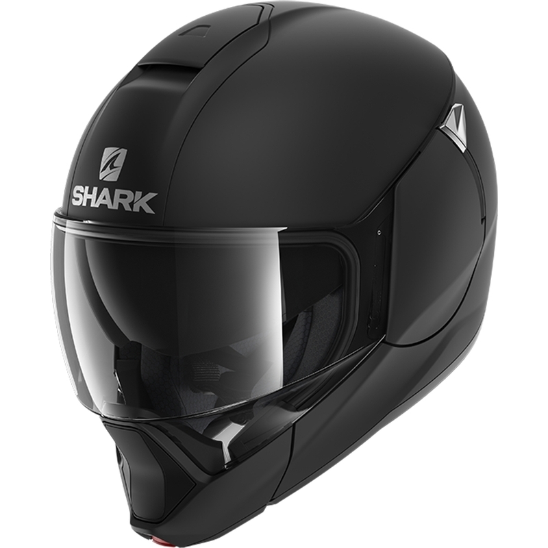 SHARK EVOJET Blank black mat flip-up čelada razprodaja