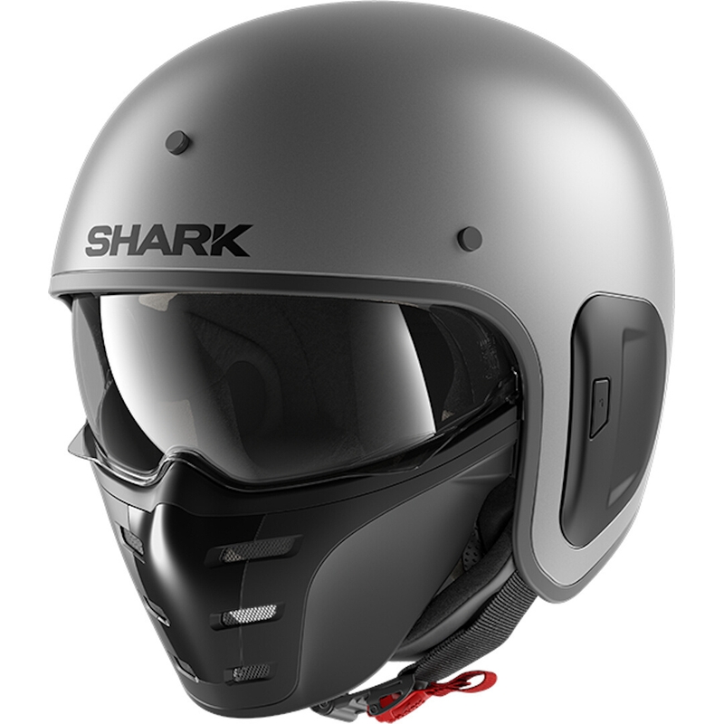 Odprta čelada z masko SHARK S-DRAK 2 Blank antracit mat