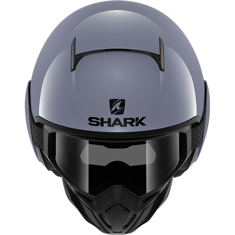 Odprta čelada SHARK STREET-DRAK Blank siva
