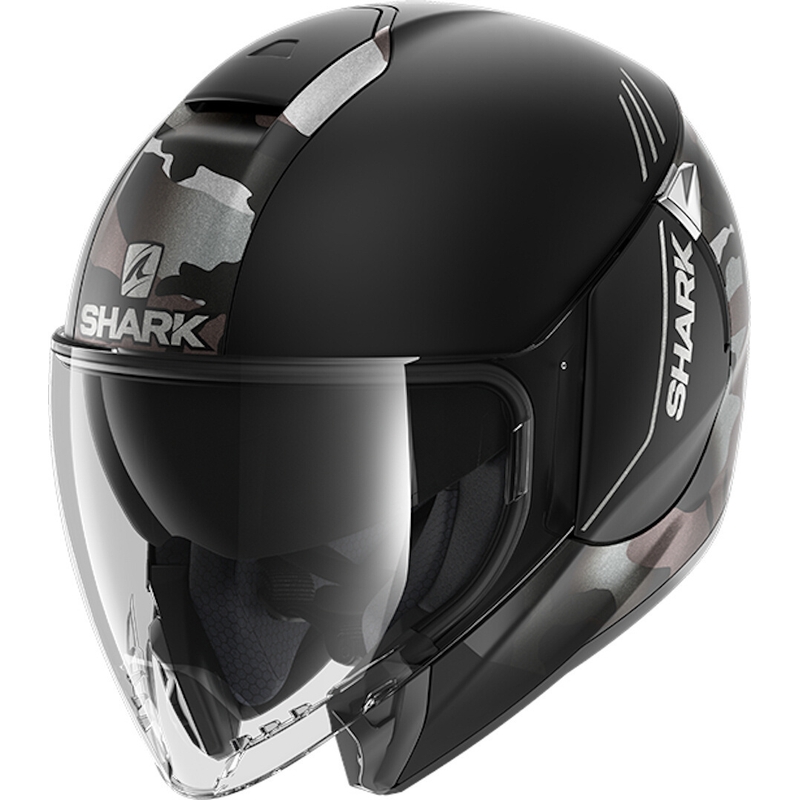 Odprta čelada SHARK CITYCRUISER Genom black-grey razprodaja