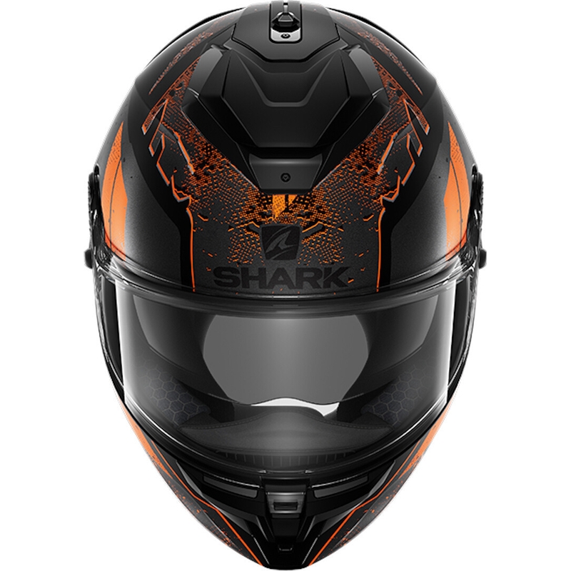 Integralna čelada SHARK SPARTAN GT Ryser black-grey-orange