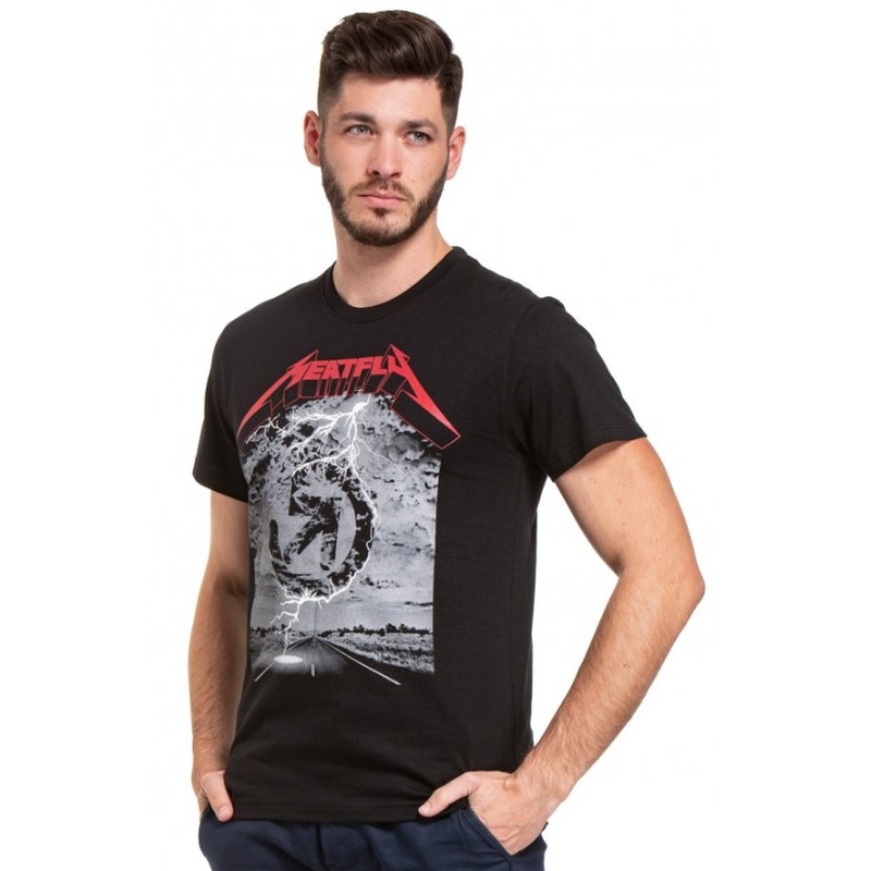 Majica Meatfly Metallica 25th black