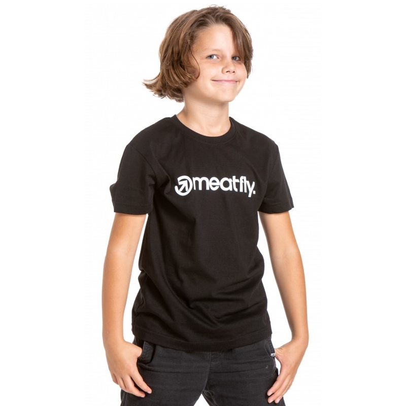 Otroška majica Meatfly Bart Black razprodaja