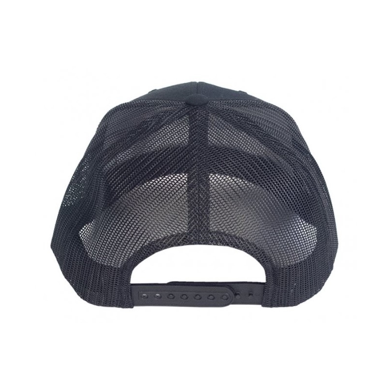 Meatfly Logo Trucker Cap Yupoong črna
