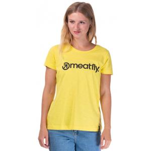 Meatfly Ženska majica MF Logo Yellow