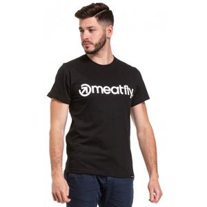 Majica Meatfly Logo črna