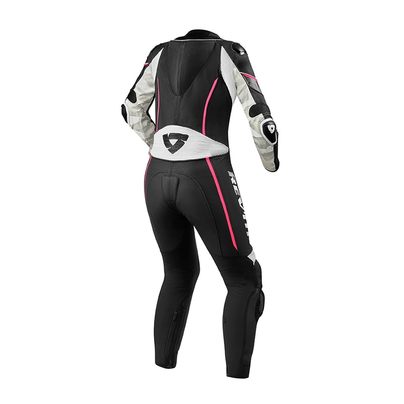 Ženska enodelna motoristična obleka Revit Xena 3 black and pink razprodaja