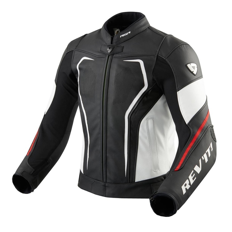 Revit Vertex GT Black-Red Motorcycle Jacket razprodaja