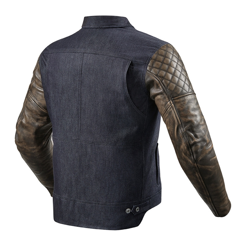 Revit Crossroads Blue-Brown Motorcycle Jacket razprodaja