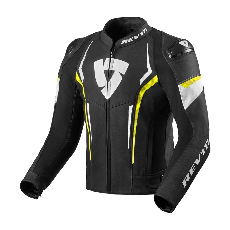 Revit Glide Black-Neon Yellow Motorcycle Jacket razprodaja