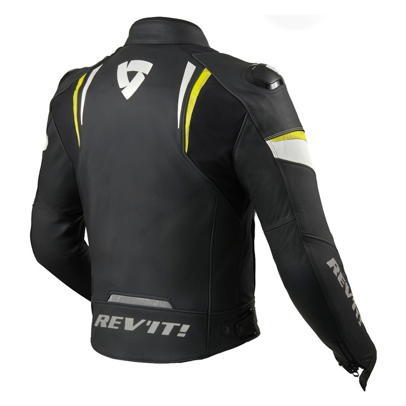 Revit Glide Black-Neon Yellow Motorcycle Jacket razprodaja