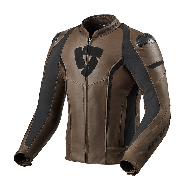 Revit Glide Vintage Brown Motorcycle Jacket razprodaja