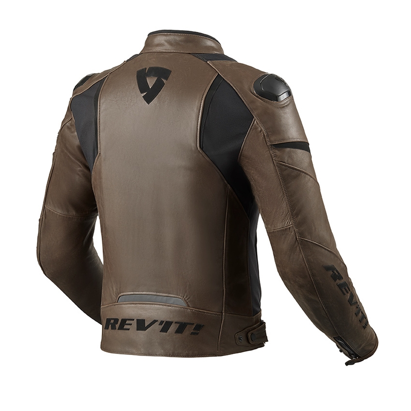 Revit Glide Vintage Brown Motorcycle Jacket razprodaja