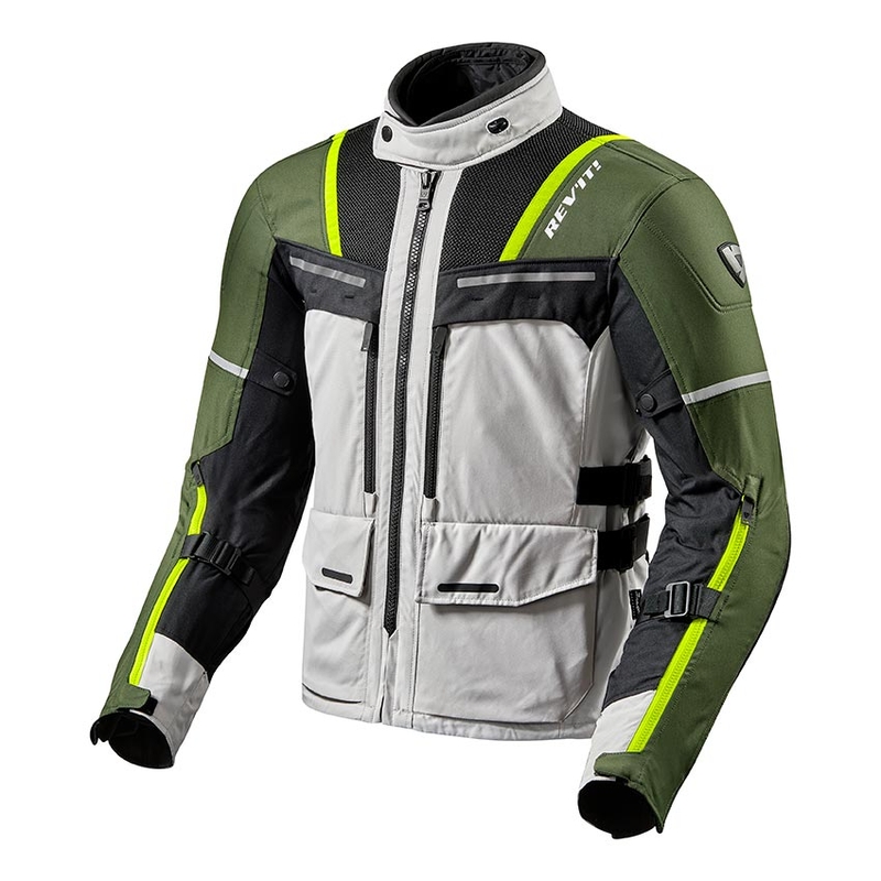 Revit Offtrack motoristična jakna silver-green - razprodaja