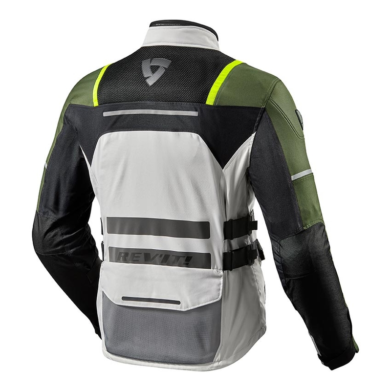 Revit Offtrack motoristična jakna silver-green - razprodaja