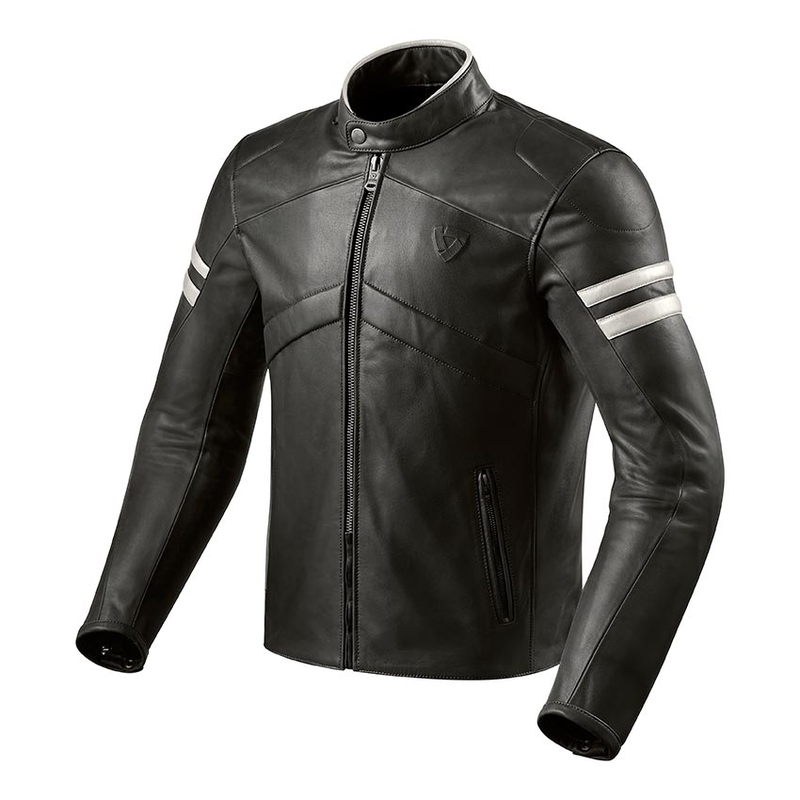 Revit Prometheus Black and White Motorcycle Jacket razprodaja