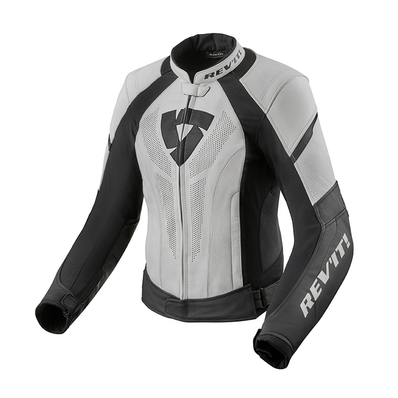 Revit Xena 3 White and Black motoristična jakna za ženske razprodaja