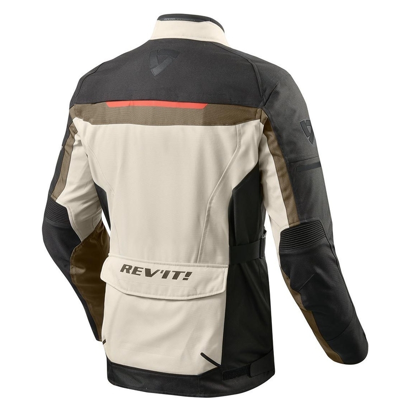 Revit Safari 3 Black and Sandy Brown Motorcycle Jacket razprodaja