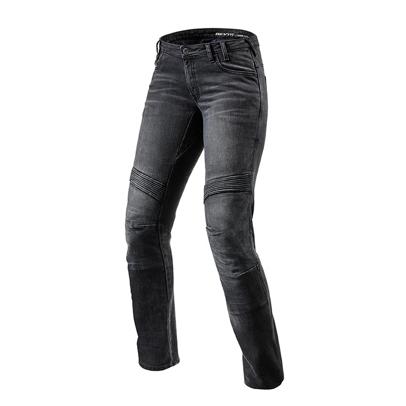 Ženske Revit Moto TF Black Motorcycle Jeans razprodaja