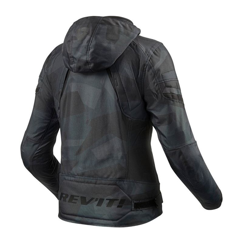 Ženska motoristična jakna Revit Flare 2 Black/Grey