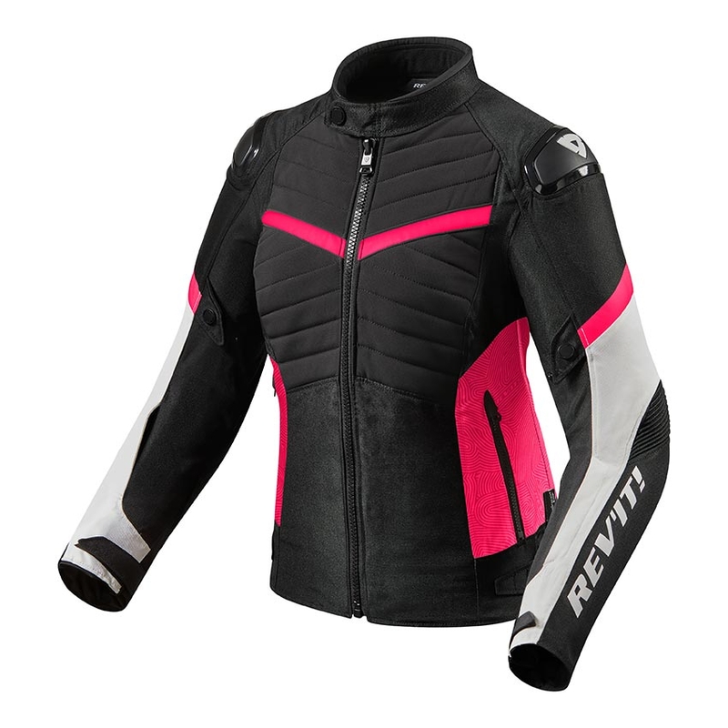 Revit Arc H2O Black and Pink motoristična jakna za ženske razprodaja