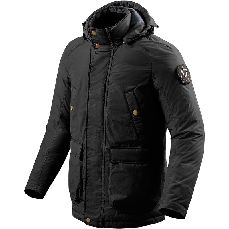 Revit Downtown Black Motorcycle Jacket razprodaja