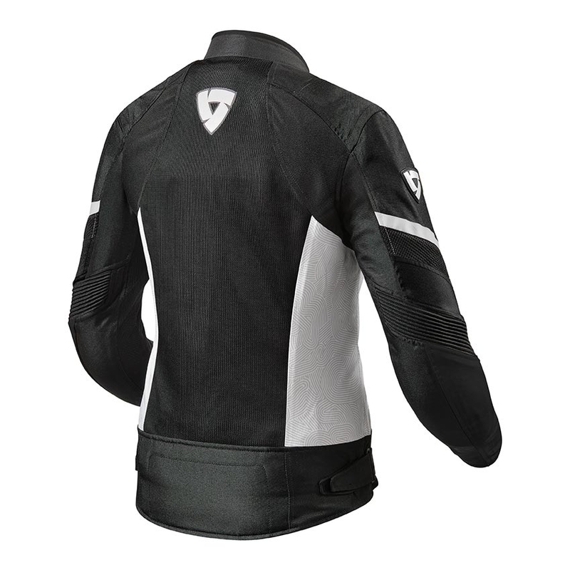 Revit Arc Air Black and White motoristična jakna za ženske razprodaja