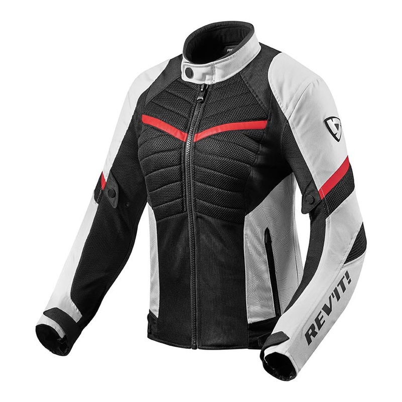 Ženske motoristične jakne Revit Arc Air White and Red razprodaja