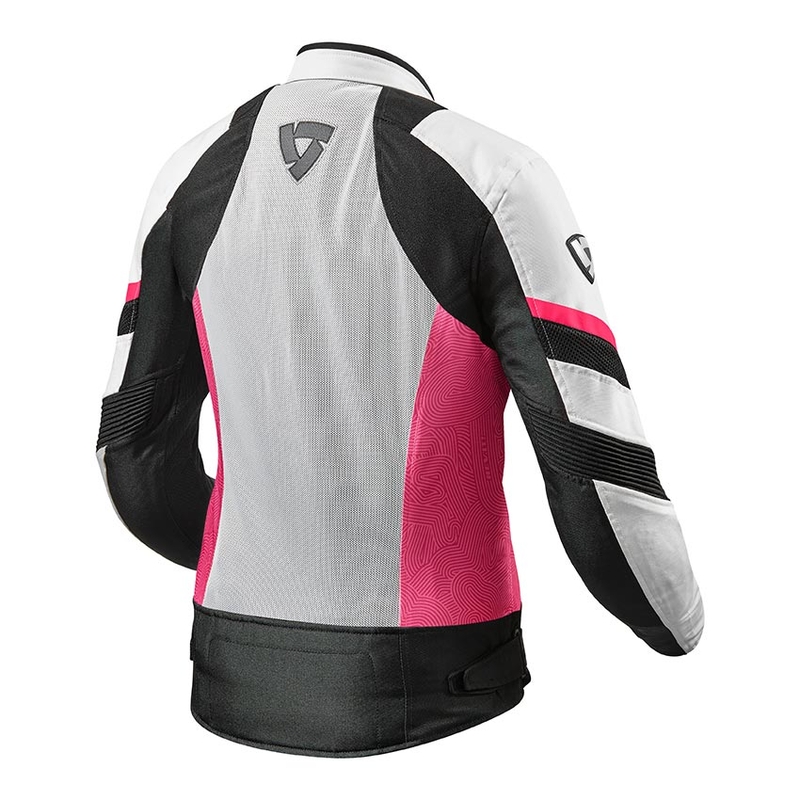 Ženske motoristične jakne Revit Arc Air White and Pink razprodaja